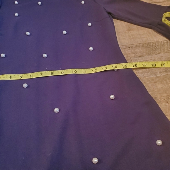 Dainty Jewells/ Navy blue pearl bead dress - Picture 3 of 5